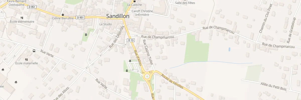 Plan du 37 Rue Casimir Tollet à Sandillon
