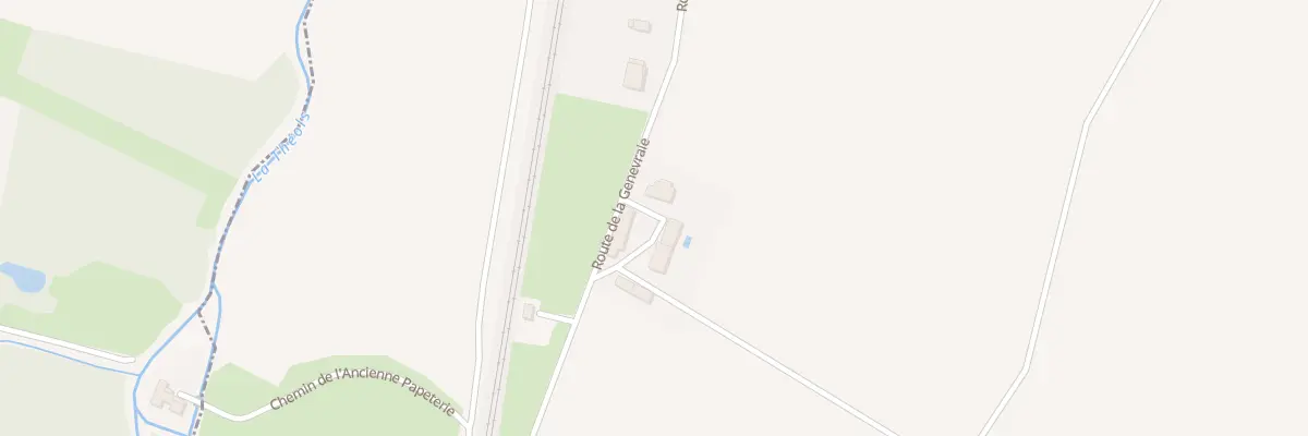 Plan du 8 Rte de la Genevraie à Migny
