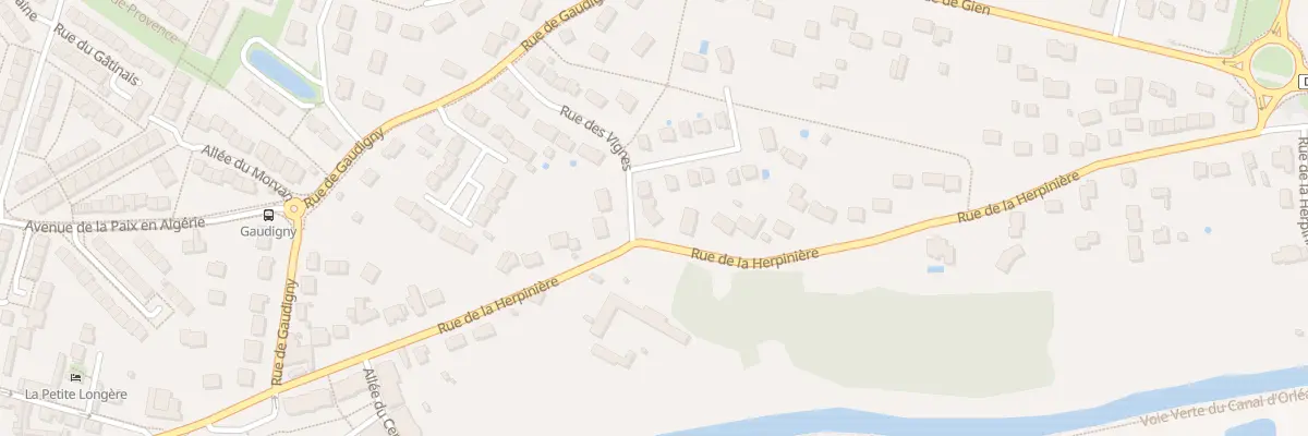 Plan du 17 Rue des Vignes à Chécy