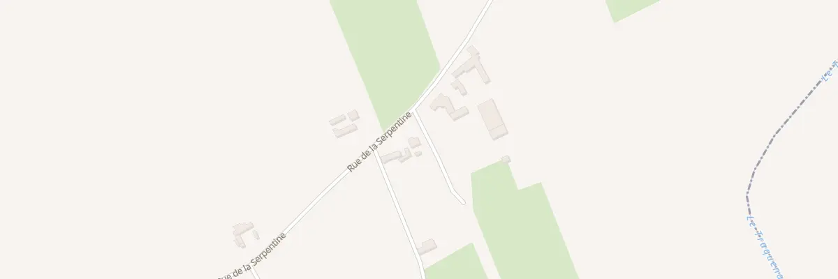 Plan du 33 Rue Serpentine à Offekerque