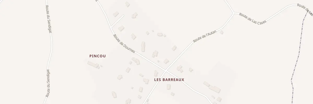 Plan du 13 Rte de Dournes à Blan