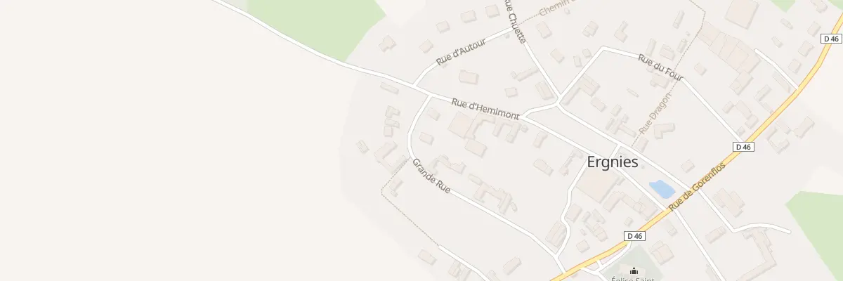 Plan du 13 Gr Grande Rue à Ergnies