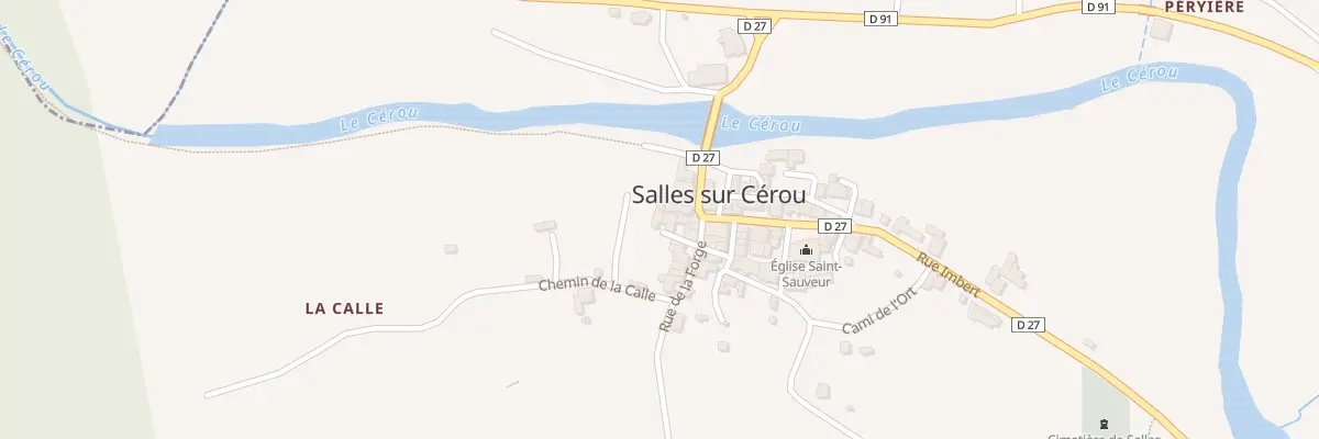 Plan du 2 Imp de la Forge à Salles