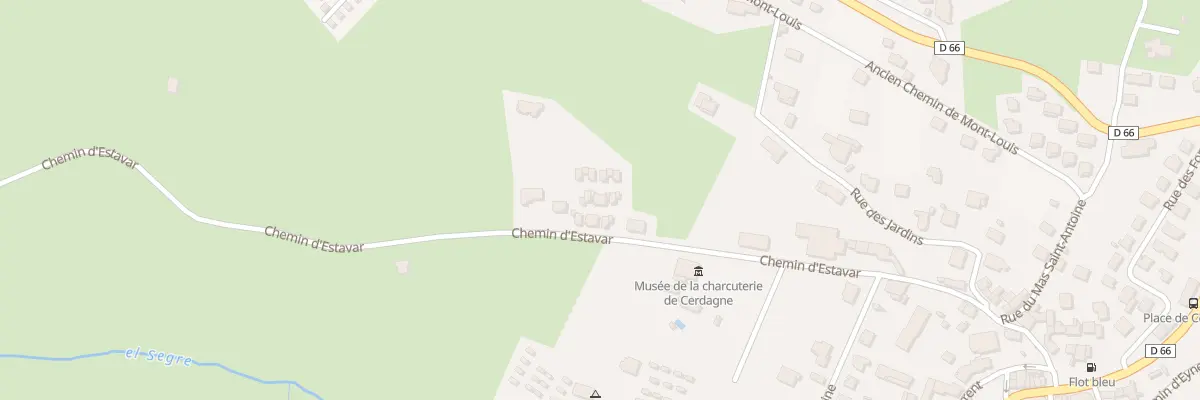 Plan du 14 Rte d’Estavar à Saillagouse