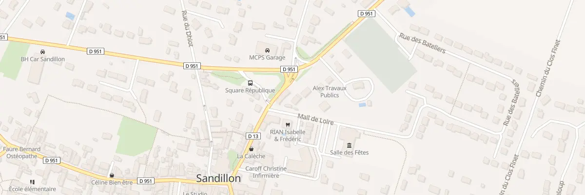 Plan du 180 Rue de la Villette à Sandillon