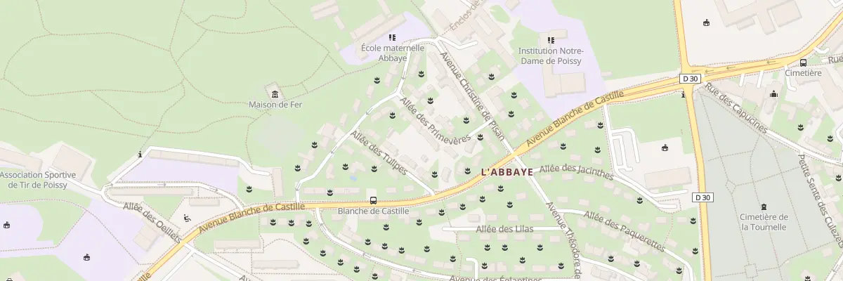 Plan du 9 All des Primevères à Poissy