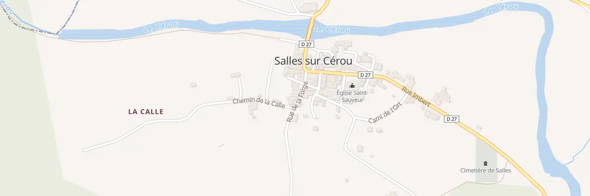 Plan du 5020 Salles à Salles