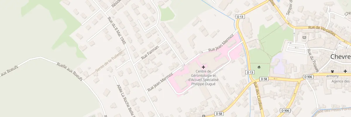 Plan du 10 Rue Jean Mermoz à Chevreuse