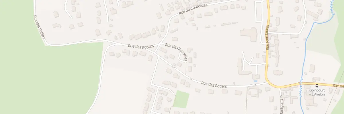 Plan du 29 Rue de Courcelles à Goincourt