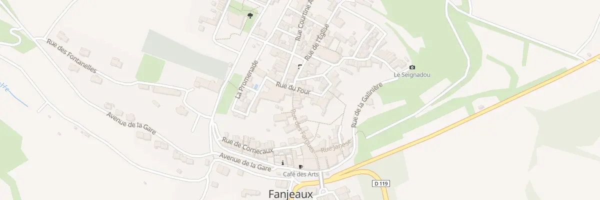 Plan du 5158 Rue des Fargues à Fanjeaux