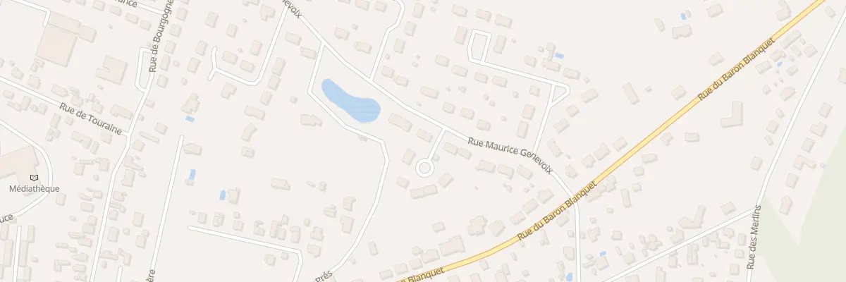 Plan du 21 Rue Maurice Genevoix à Lamotte-Beuvron