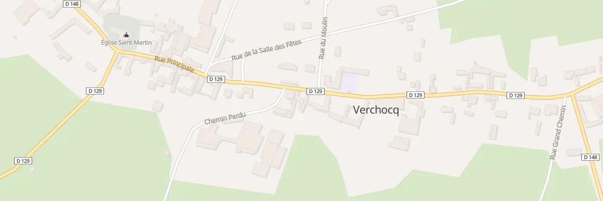 Plan du 45 Rue Principale à Verchocq