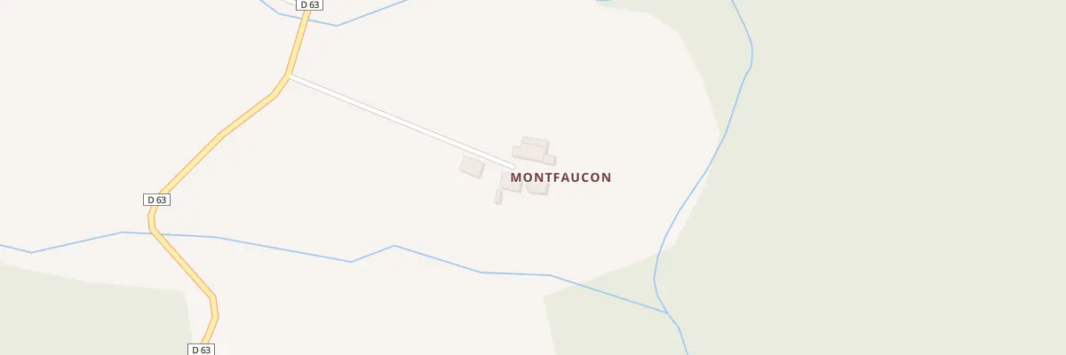 Plan du 20 Montfaucon-Est à Courtauly