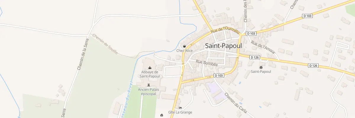 Plan du 9 Pl Mgr de Langle à Saint-Papoul