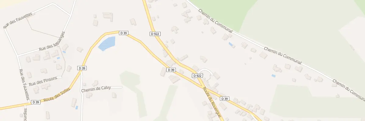 Plan du 52 Rte du Rouergue à La Fouillade