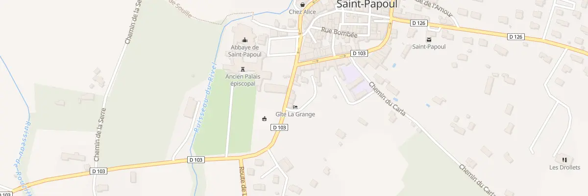 Plan du 7 Av de l’Evêché à Saint-Papoul