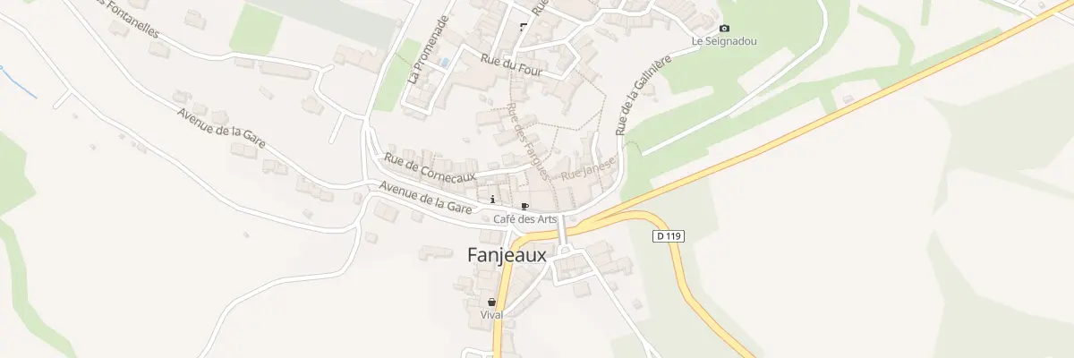 Plan du 6 Rue des Fargues à Fanjeaux