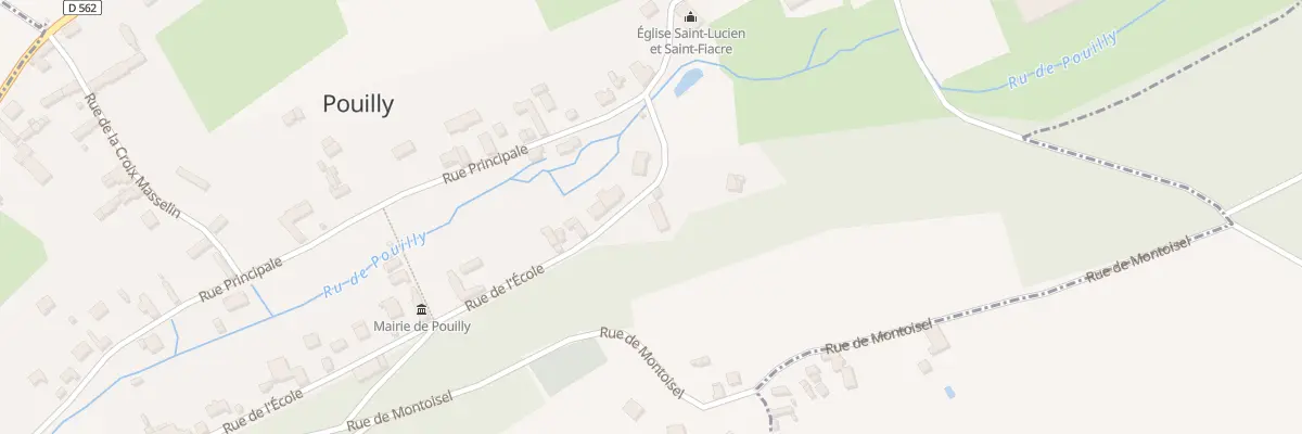 Plan du 8 Les Communes à Pouilly