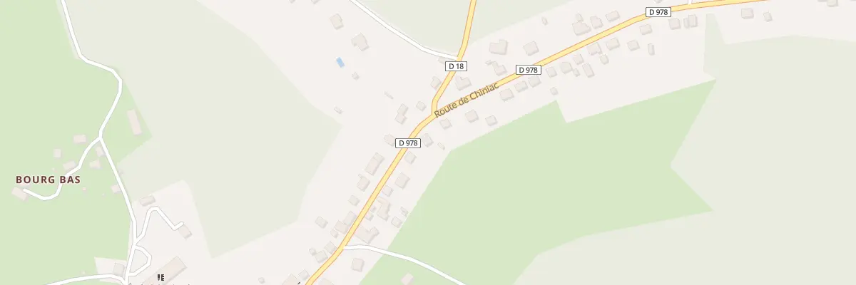 Plan du 1 Rte Del Faoure à Marcillac-la-Croisille