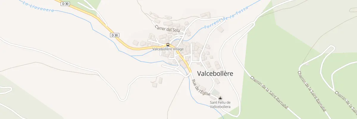 Plan du 9001 Gorre Blanc à Valcebollère