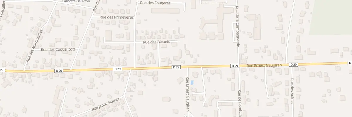 Plan du 73 Rue Ernest Gaugiran à Lamotte-Beuvron