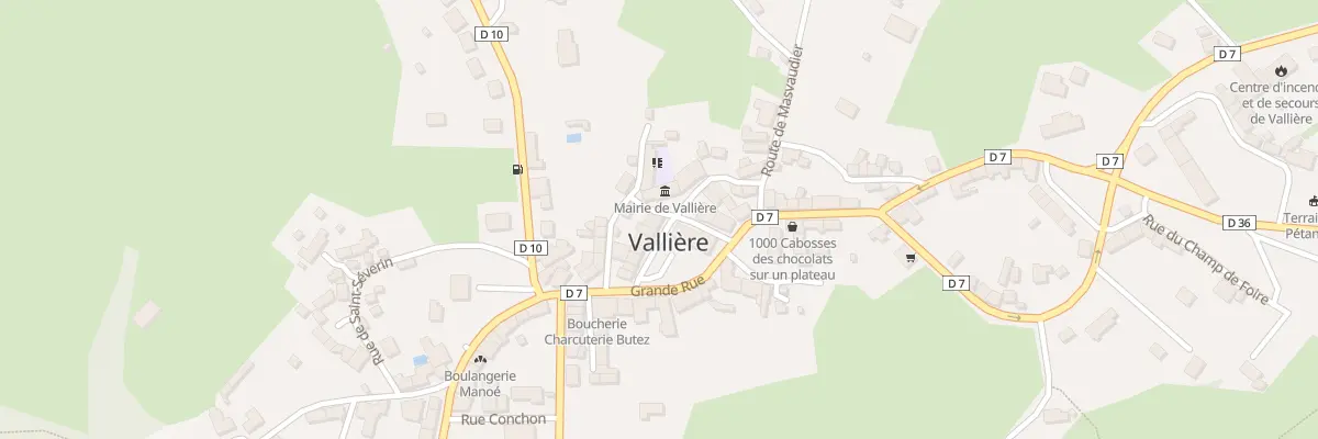 Plan du 4 Rue des Ecoles à Vallière