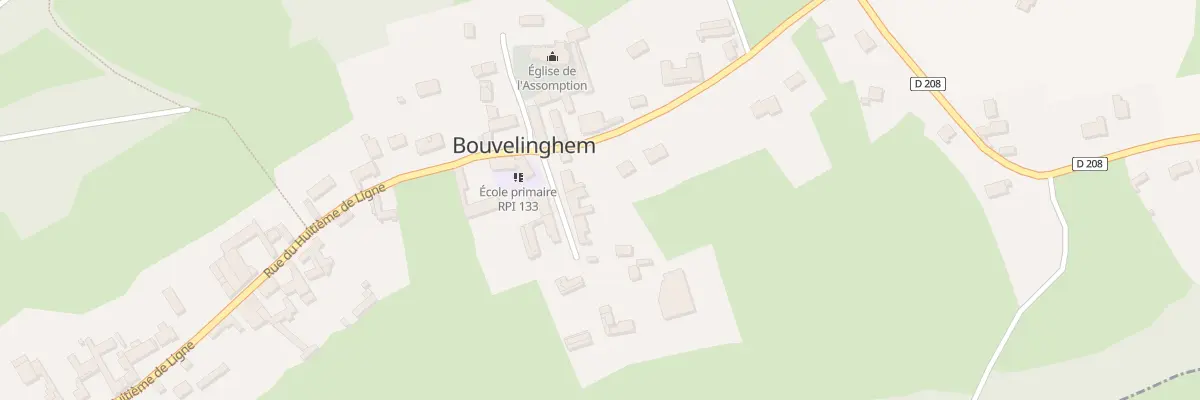 Plan du 60 Pl de Rochemore à Bouvelinghem
