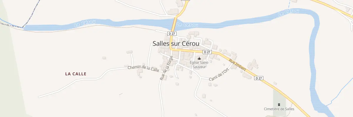 Plan du 5016 Salles à Salles