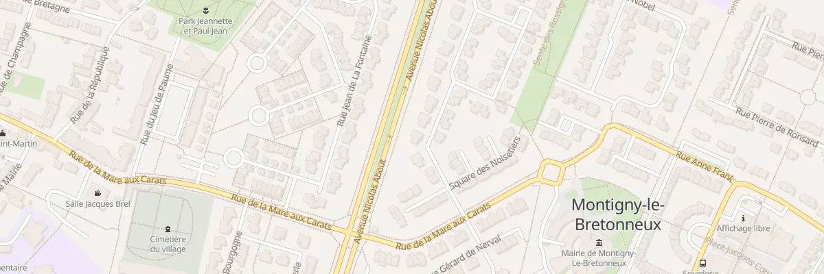 Plan du 7 Rue Georges Buffon à Montigny-le-Bretonneux