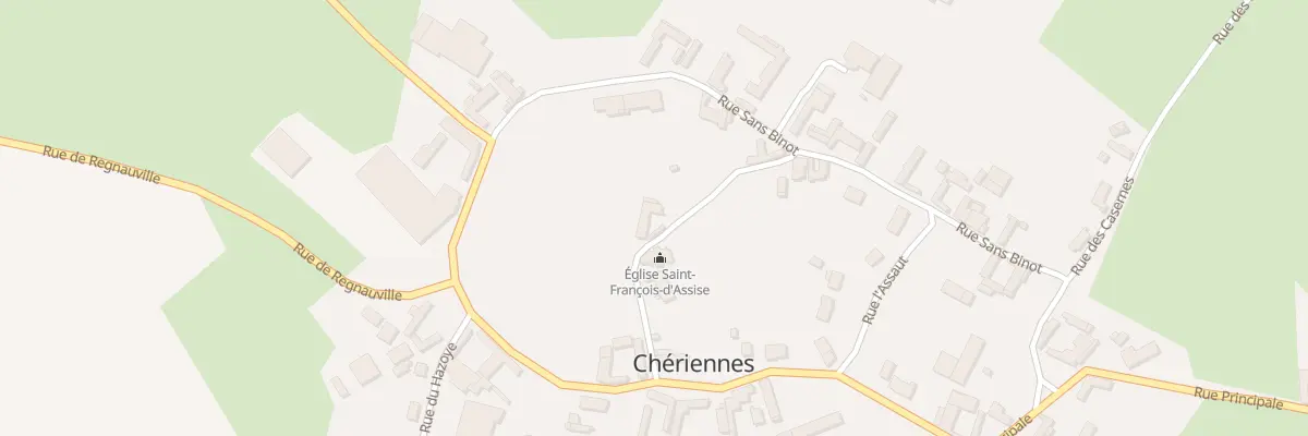 Plan du 5048 Rue de l’Eglise à Chériennes
