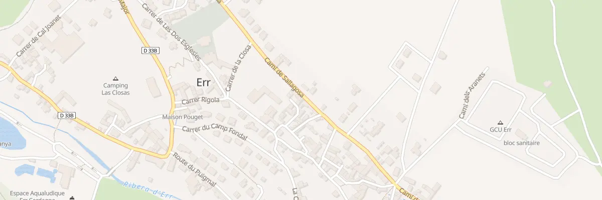 Plan du 256 Village à Err