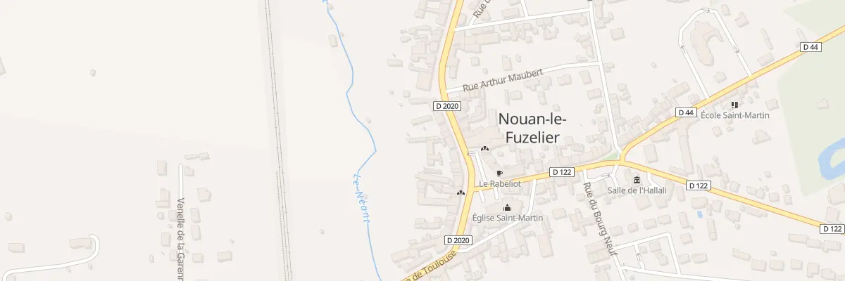 Plan du 11 Av de Paris à Nouan-le-Fuzelier