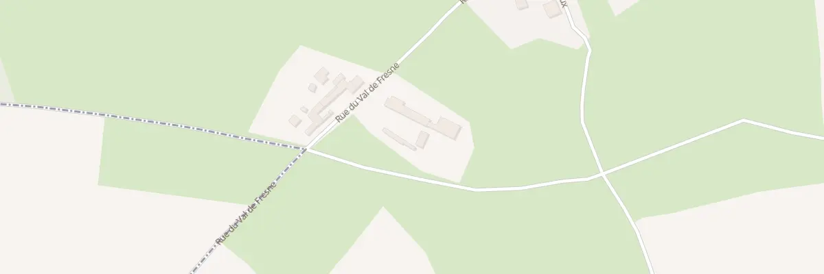 Plan du 7 Rue du Val du Fresne à Verchocq