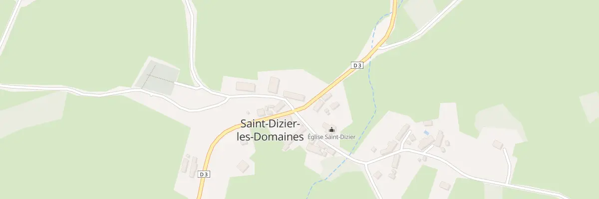 Plan du 10 Le Bourg à Saint-Dizier-les-Domaines