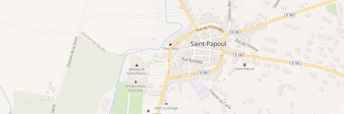 Plan du 18 Rue de la Mairie à Saint-Papoul