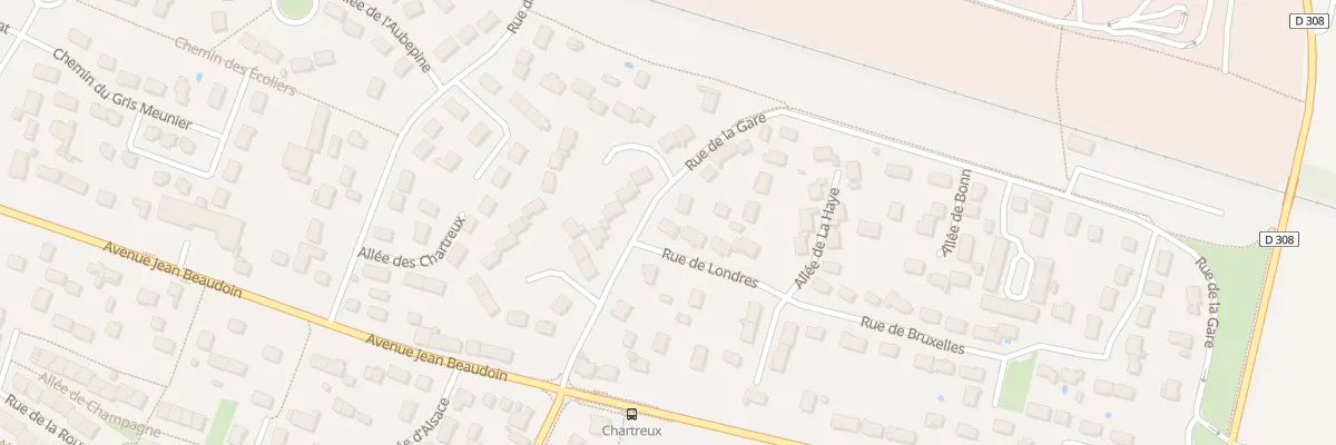 Plan du 1 Rue de Londres à Chécy