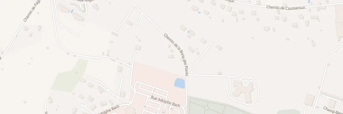 Plan du 9009 Che de la Borie des Places à Villefranche-de-Rouergue