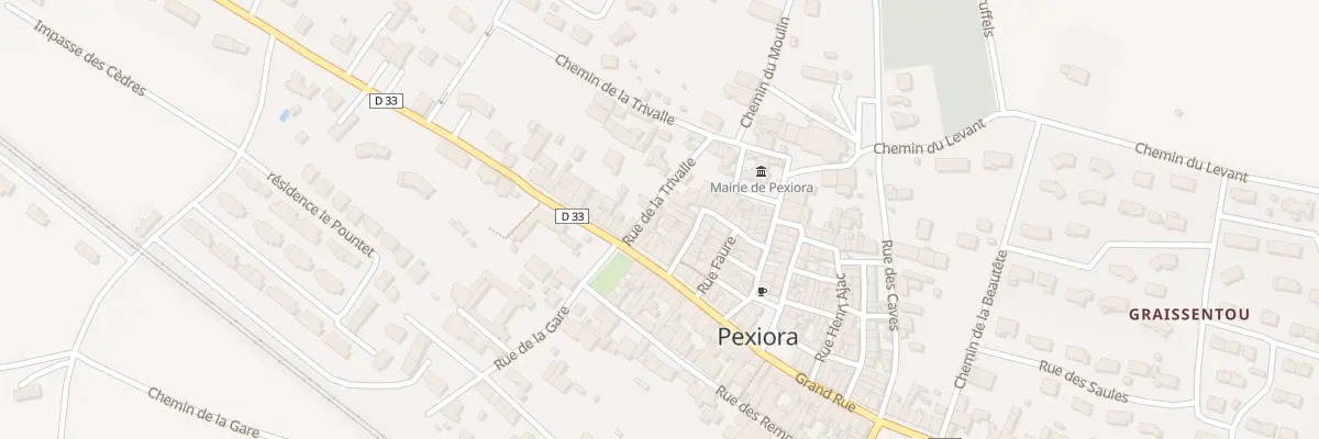 Plan du 4 Rue Trivalle à Pexiora