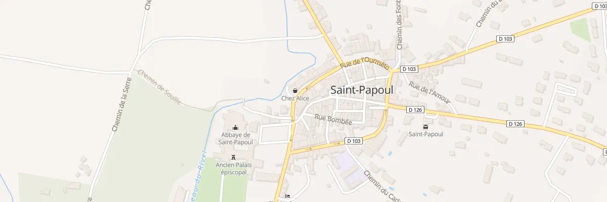Plan du 2T Rue de l’Ourmeto à Saint-Papoul