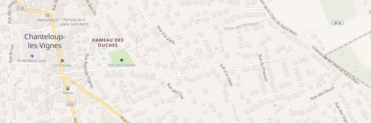 Plan du 30 Rue à la Vielle à Chanteloup-les-Vignes