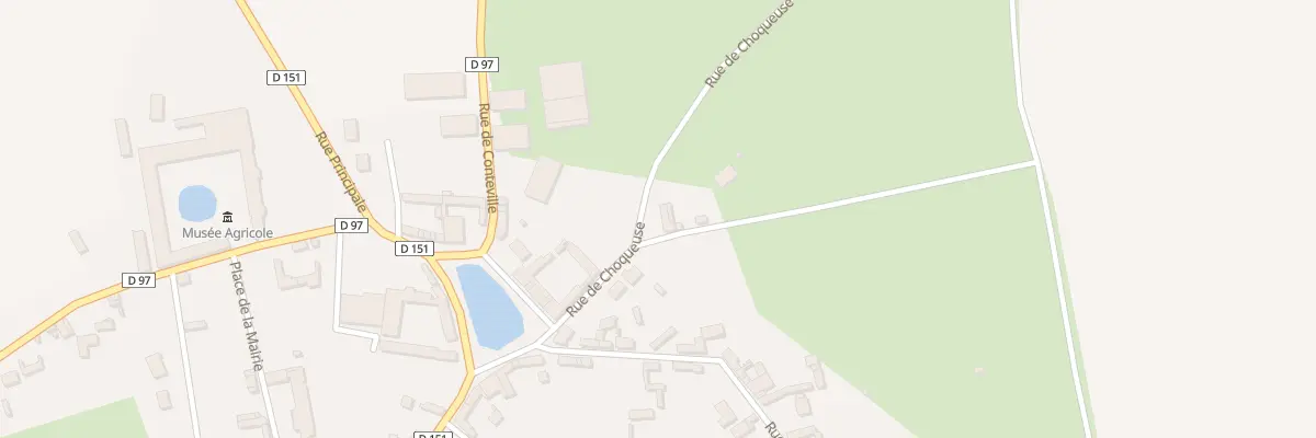 Plan du 80 Rue de Choqueuse à Hétomesnil