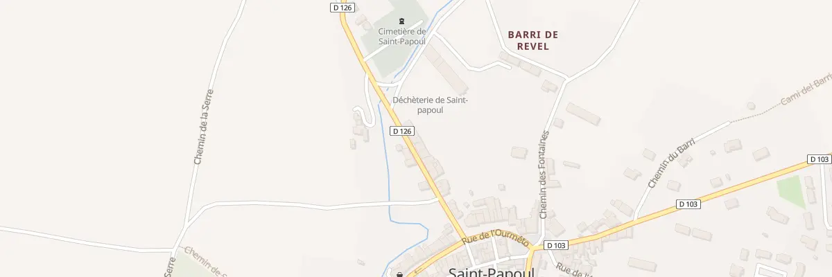 Plan du 20 Av du Lambe à Saint-Papoul