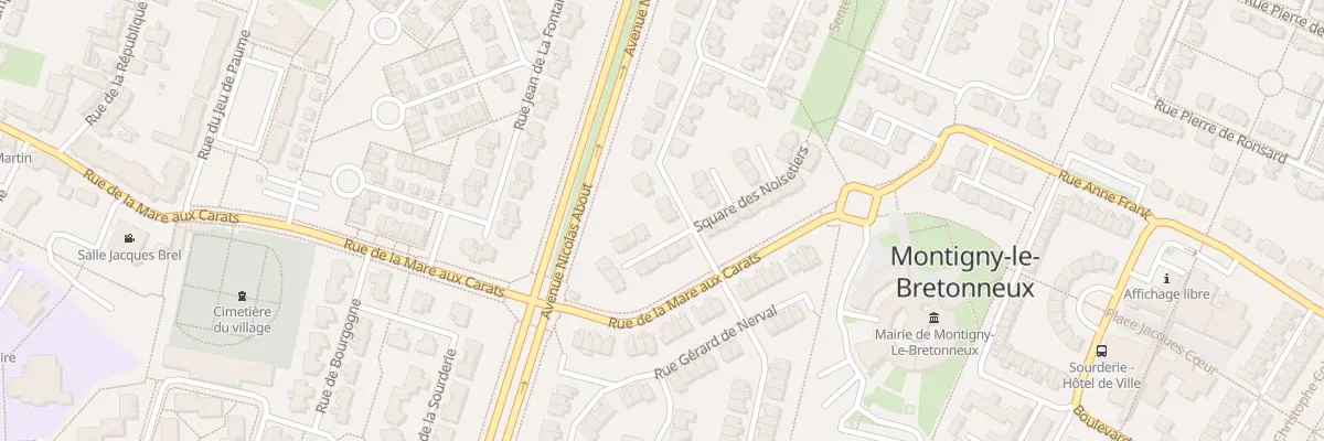 Plan du 1 Rue Georges Buffon à Montigny-le-Bretonneux