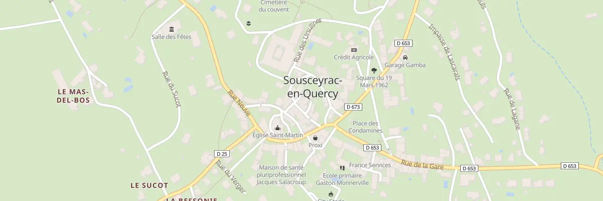 Plan du 5099 Sousceyrac à Sousceyrac-en-Quercy