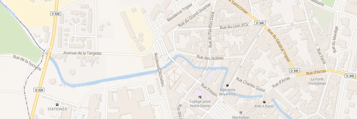 Plan du 18 Rue de l’Ancien Temple à Hesdin-la-Forêt