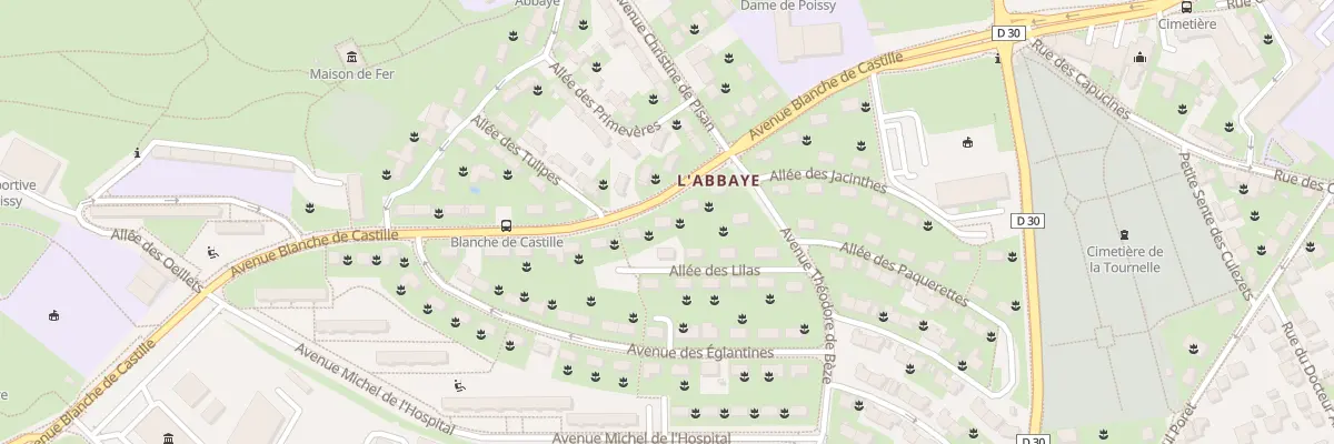 Plan du 21 Av Blanche de Castille à Poissy