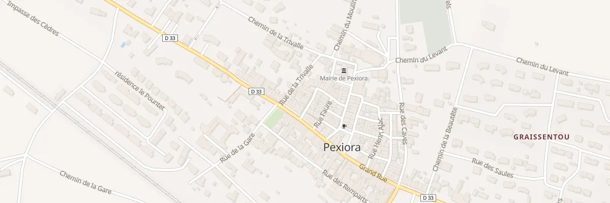 Plan du 3 Rue des Penitents à Pexiora