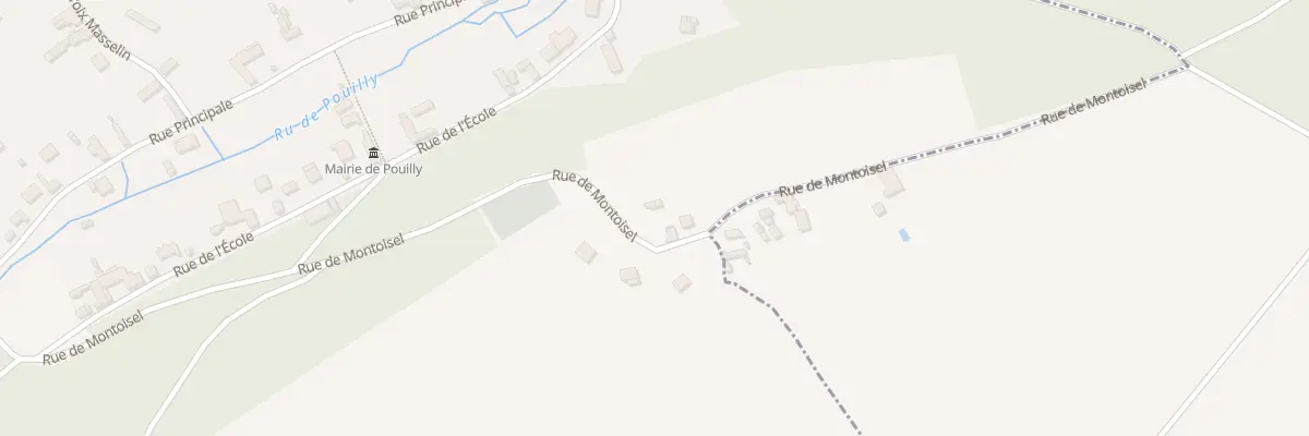 Plan du 6 Les Communes à Pouilly