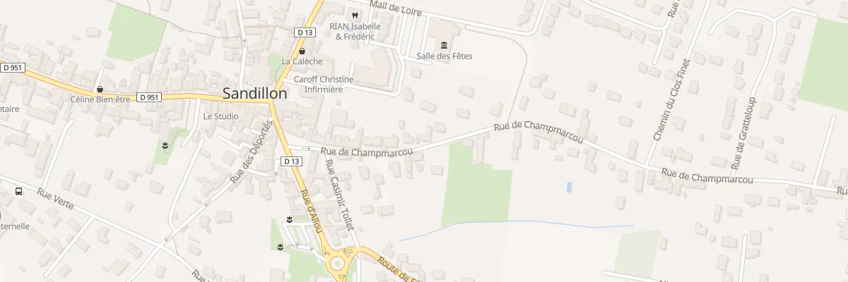 Plan du 111 Rue de Champmarcou à Sandillon