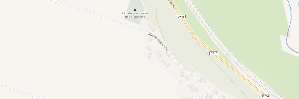 Plan du 55 Rue de Montmille à Fouquenies